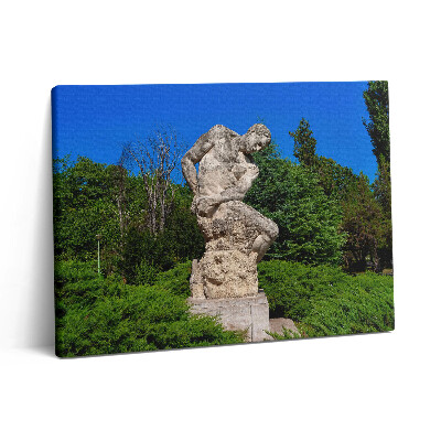 Obraz na plátne 80x60 Obrovská socha z Bukurešti