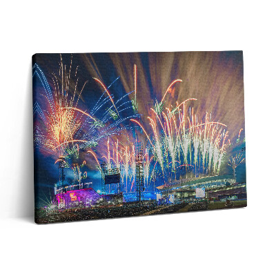 Obraz na plátne 80x60 Nový rok v Birminghame