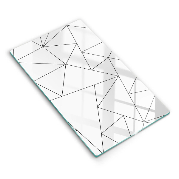 Krycia doska na sporák Geometrické línie a tvary