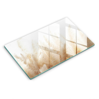 Kryt na indukčnú dosku Piesková tráva pri západe slnka.