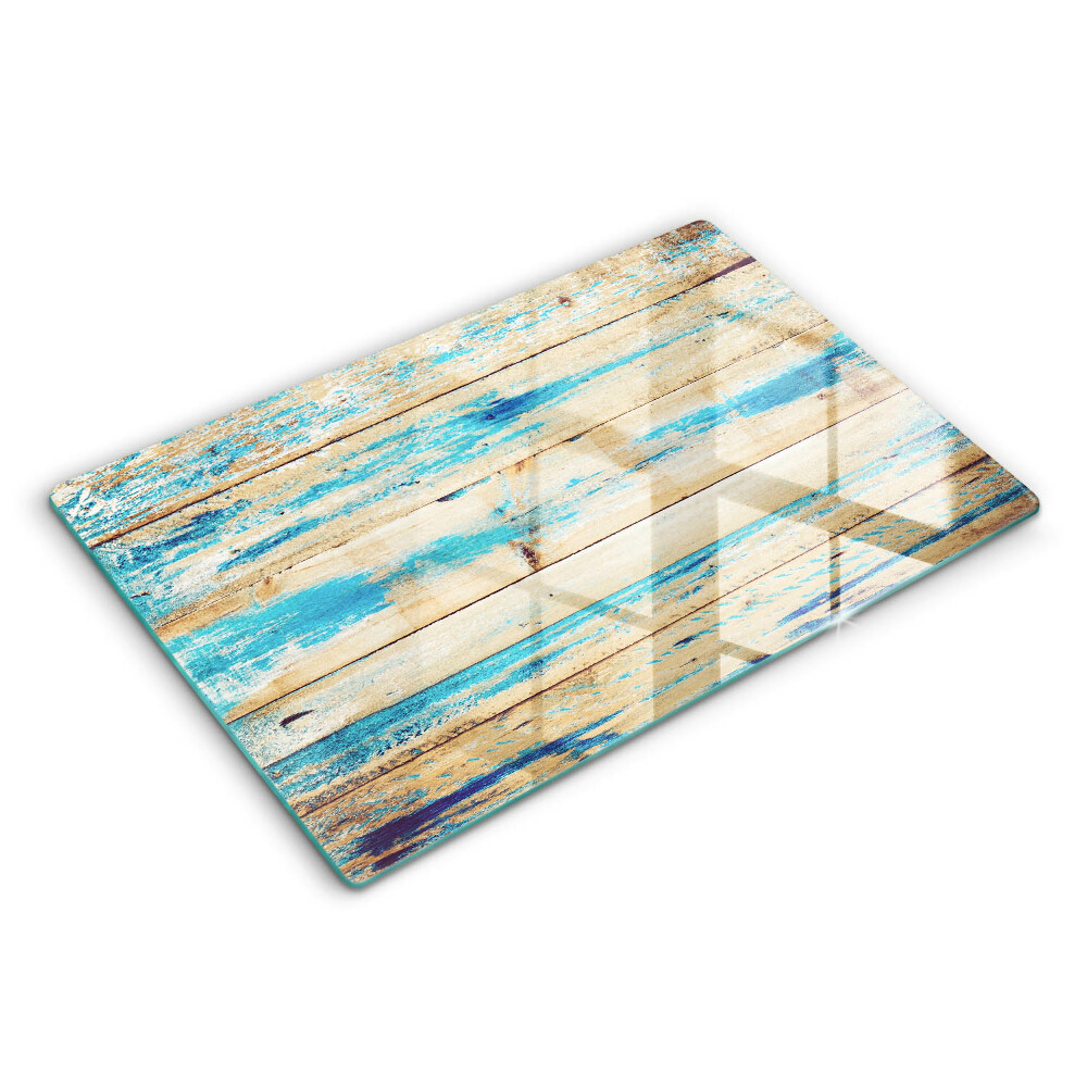 Kryt na sporák 80x52 cm Retro drevené dosky