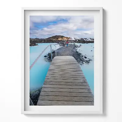 Obraz v ráme Atrakcia na Islande