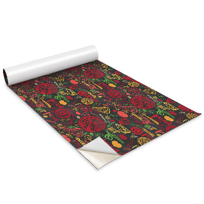 Nalepovacia fólia na nábytok Motívy pizze z rýchleho občerstvenia