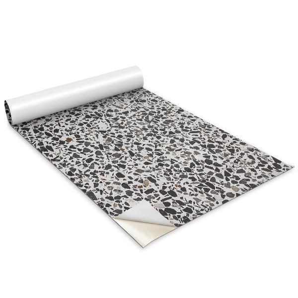 Lepiaca tapeta na nabytok Terrazzo vzor kamienkov