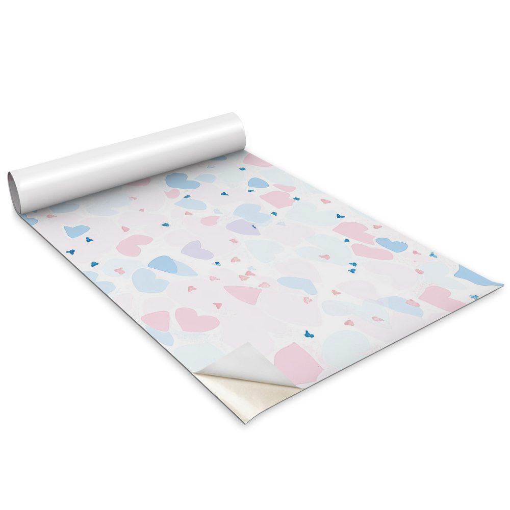 Fólia na nábytok Pastelové srdcia lásky