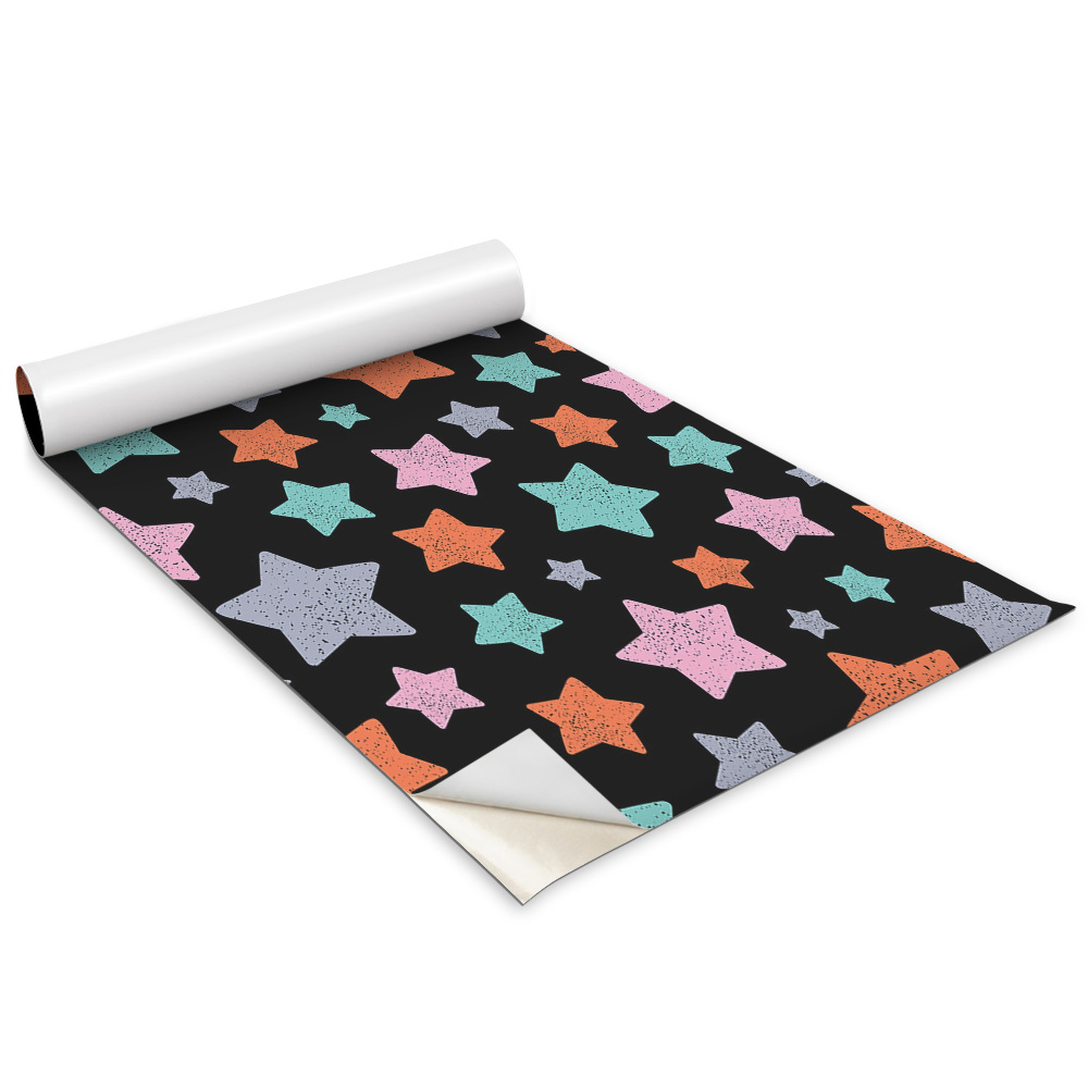 Nalepovacia fólia na nábytok Farebné hviezdy