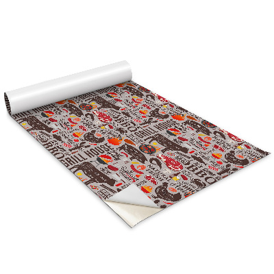 Samolepiaca fólia na nábytok Kreslenie grilovania