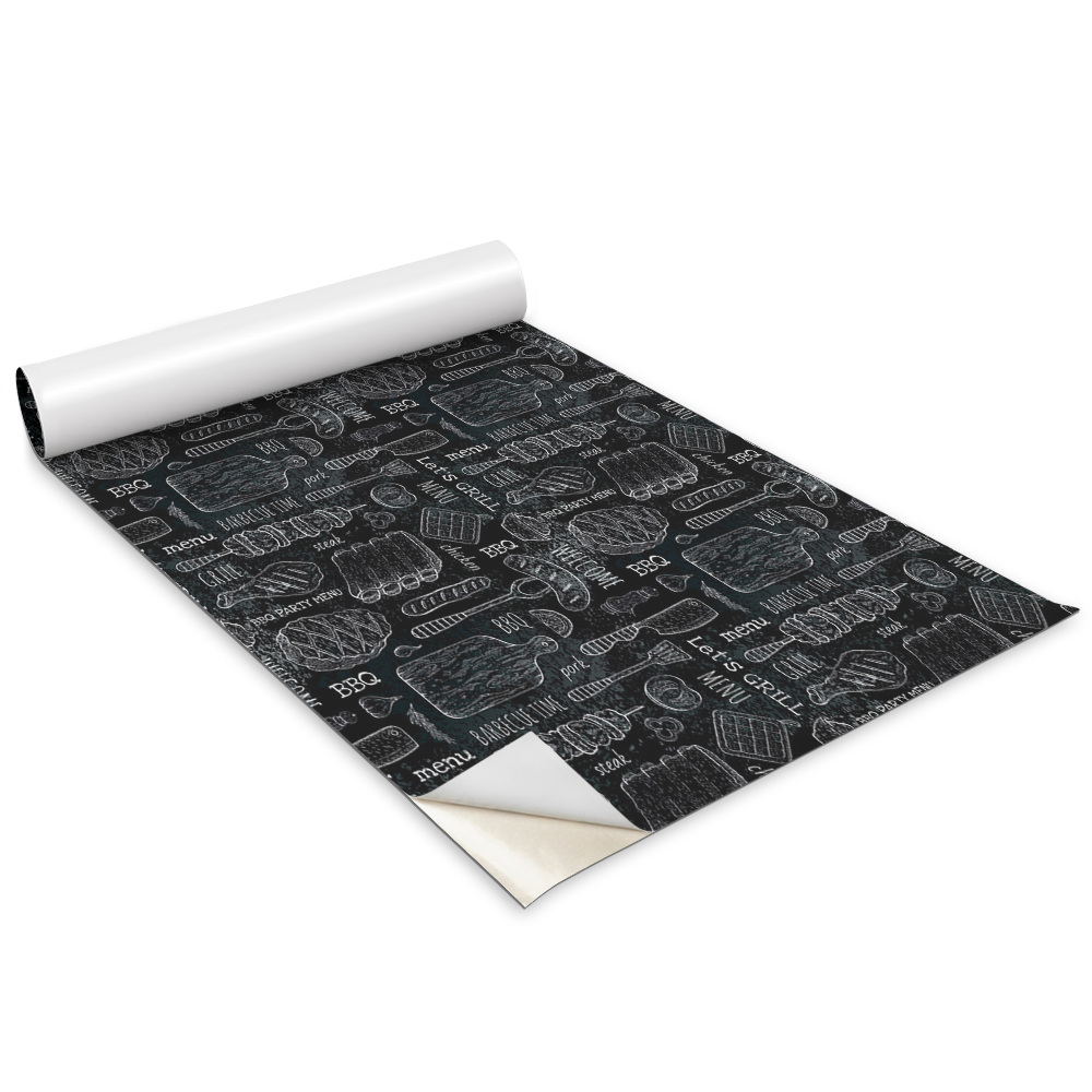 Tapeta na nábytok Kriedový BBQ gril vzor