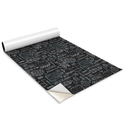 Tapeta na nábytok Kriedový BBQ gril vzor