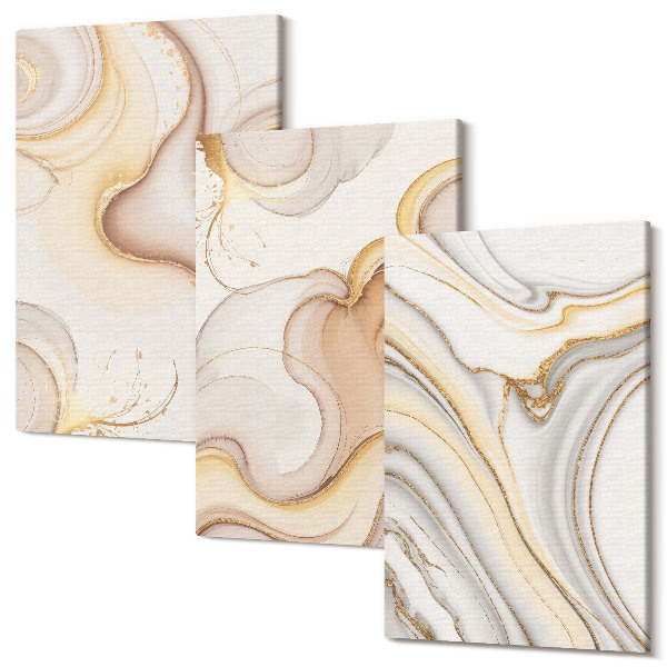 Sada obrazov triptych Lineárne abstraktné motívy štýlová dekorácia