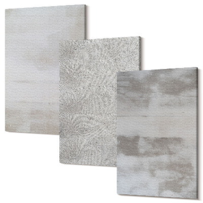 Sada obrazov na stenu triptych Moderné štruktúry textúry v minimalistickom štýle