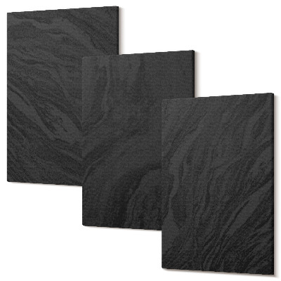 Sada obrazov triptych Tmavé mramorové elegantné textúry v glamour štýle