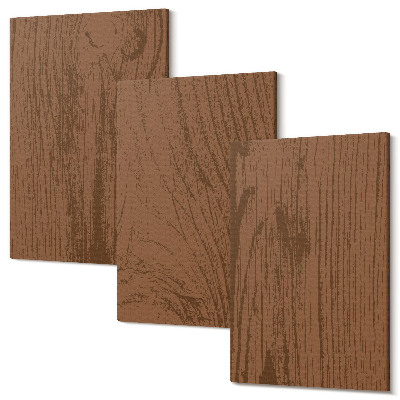 Sada 3 obrazov Minimalizmus textúry stromovej kôry so vzorom dreva