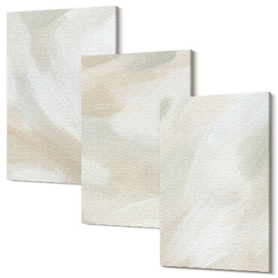 Sada obrazov na stenu triptych Farby textúry stopy maliarskeho minimalizmu