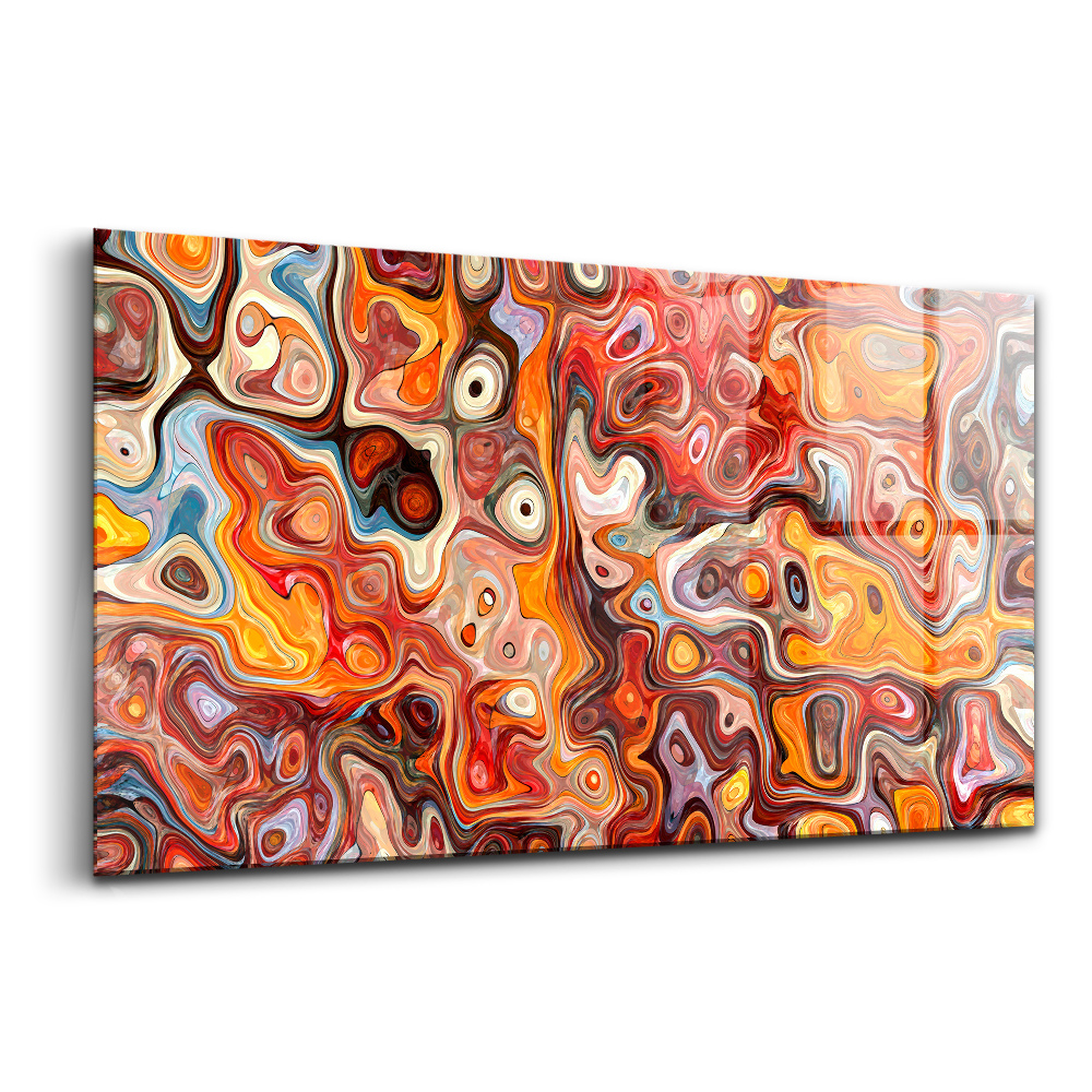 Luxusný sklenený obraz Porucha veľká improvizácia