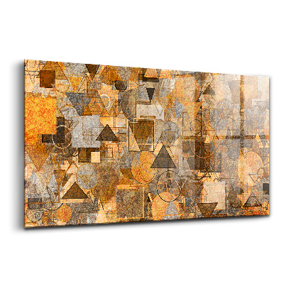 Sklenený obraz Geometrické tvary