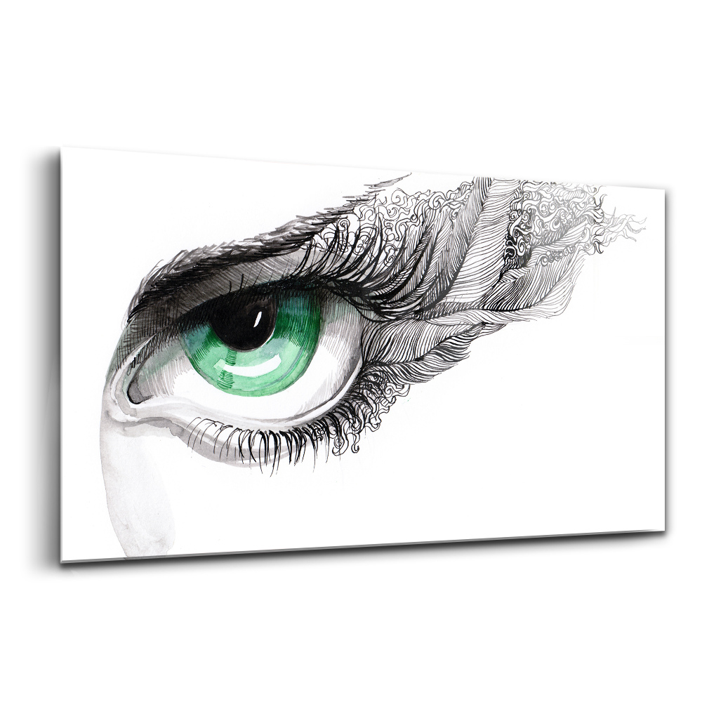 Sklenený obraz Abstraktné ľudské oko
