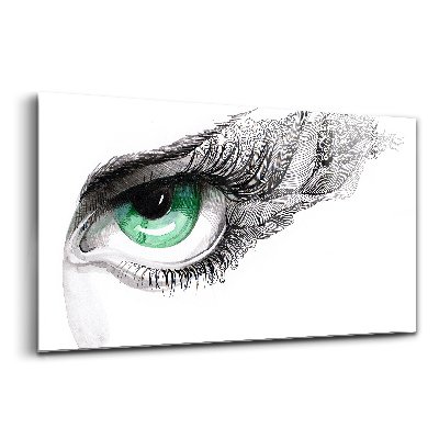 Sklenený obraz Abstraktné ľudské oko