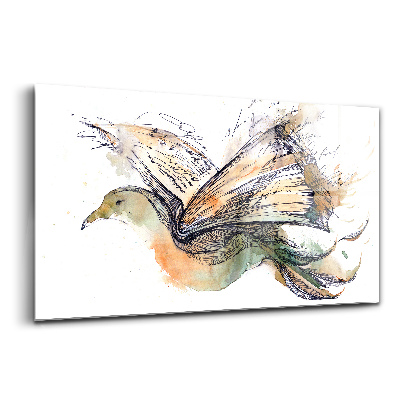 Sklenený obraz Vtáčia kniha