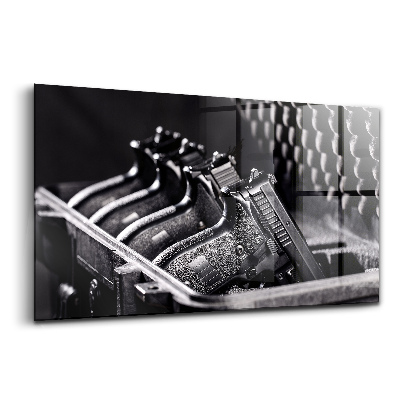 Sklenený obraz Zbraň