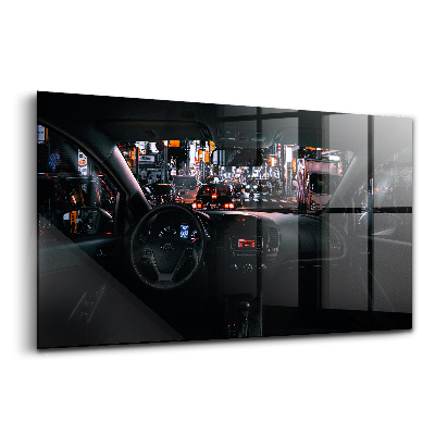Obraz na skle Auto v Tokiu
