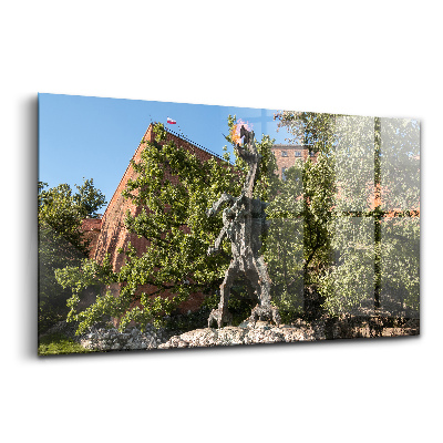 Obraz na skle Pomník draka na Waweli Krakov