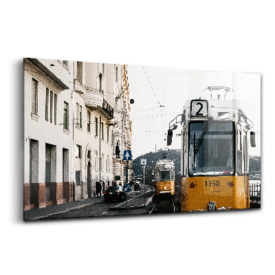 Obraz na skle Budapeštianska električka