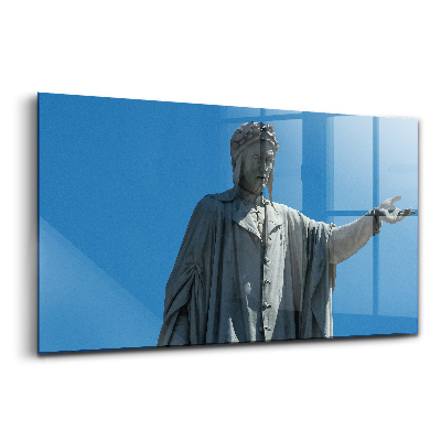 Sklenený obraz Pomník danteho alighieriho neapol