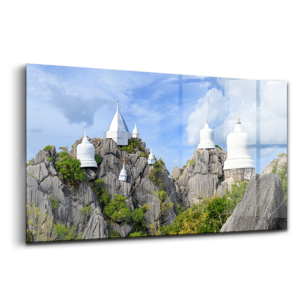 Sklenený obraz Vrchol hory v Chiang Mai