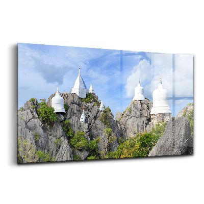 Sklenený obraz Vrchol hory v Chiang Mai