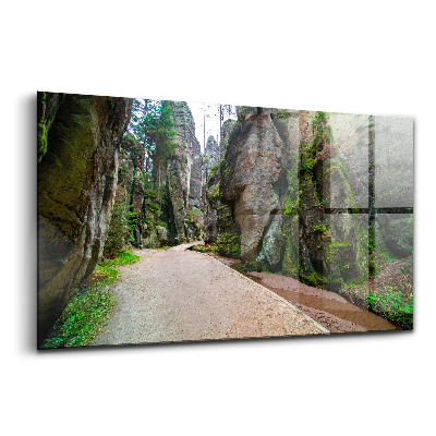 Obraz na skle Skalné mesto v Českej republike