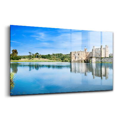 Luxusný sklenený obraz Hrad Leeds Anglicko