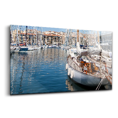 Obraz na skle Prístav v Marseille Francúzsko
