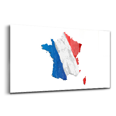 Sklenený obraz Vlajka Francúzska