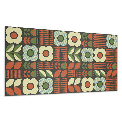 Panel na stenu Kvetinové vzory a figúrky