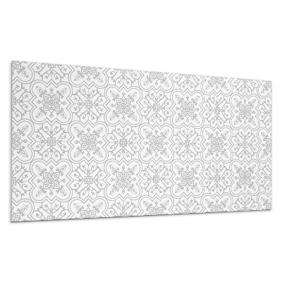 Stenový panel Kvetinový vzor s ornamentami