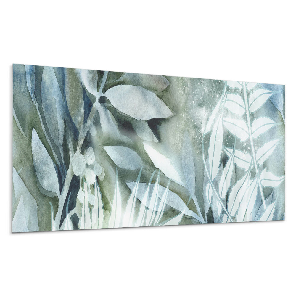 Stenový panel Akvarelové rastlinné vzory