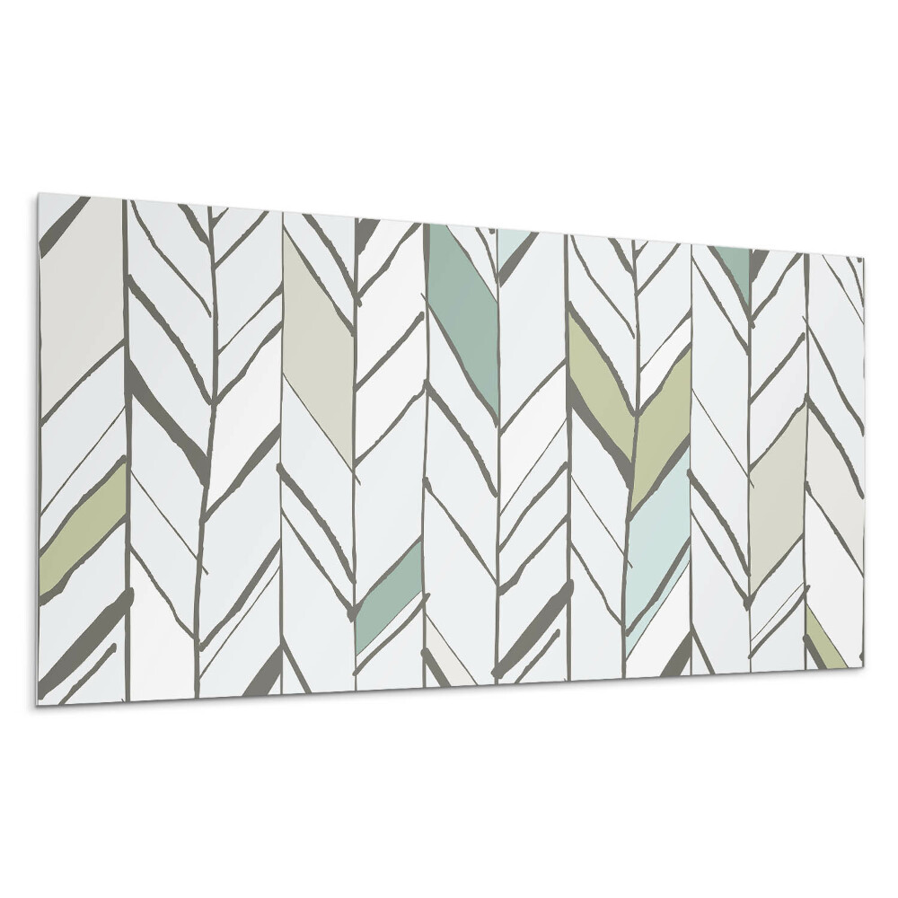 Panel na stenu Vzor pruhovaných listov