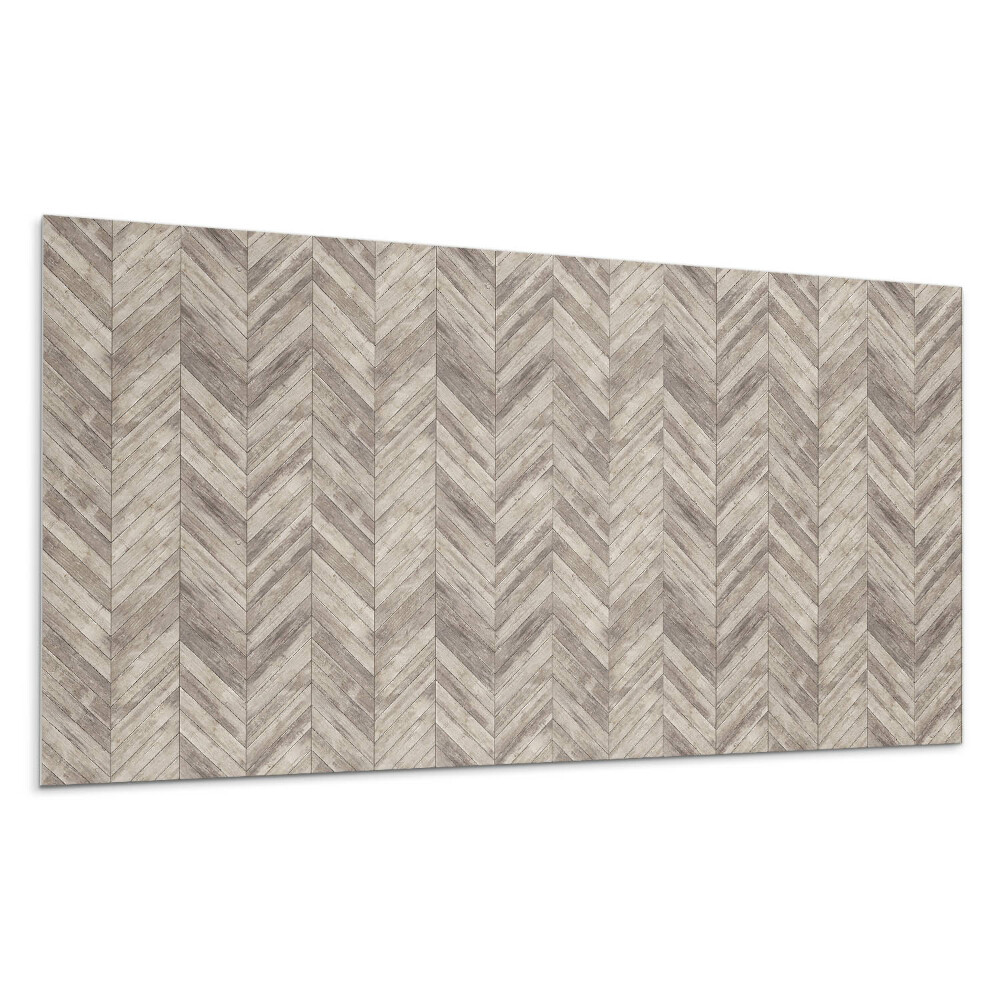 Panel na stenu Vzor rybej kosti na doske