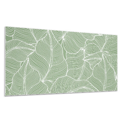 Obkladový panel na stenu Vzor listov s vlnami