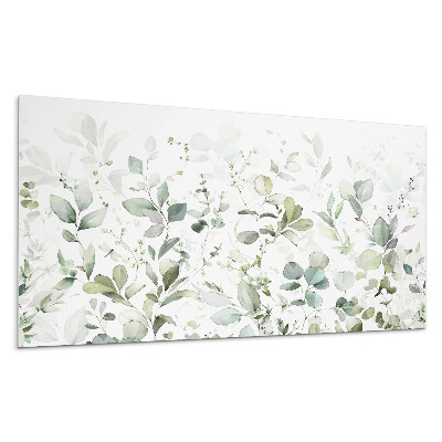 Pvc panel na stenu Jemné listy v kompozícii