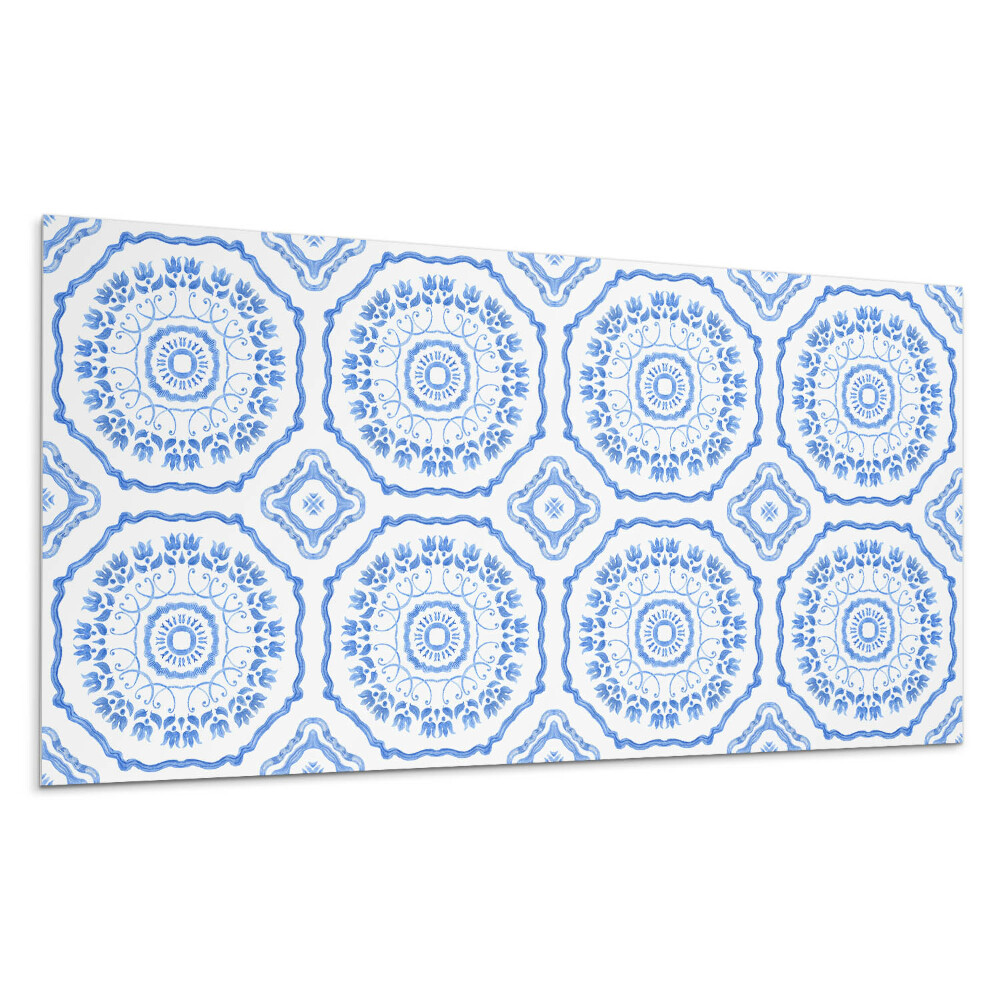 Obkladový panel na stenu Kvetinový motív v kruhu