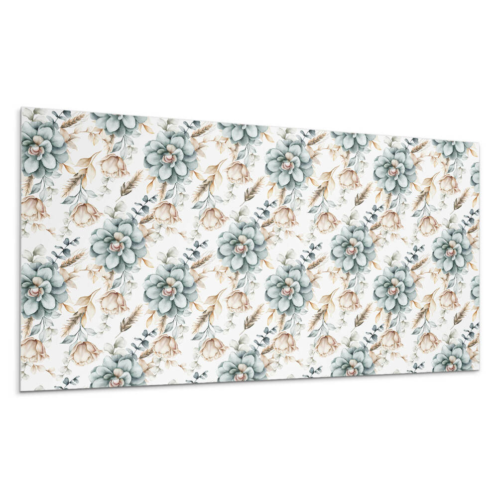 Obkladový panel na stenu Kvetinový rastlinný vzor