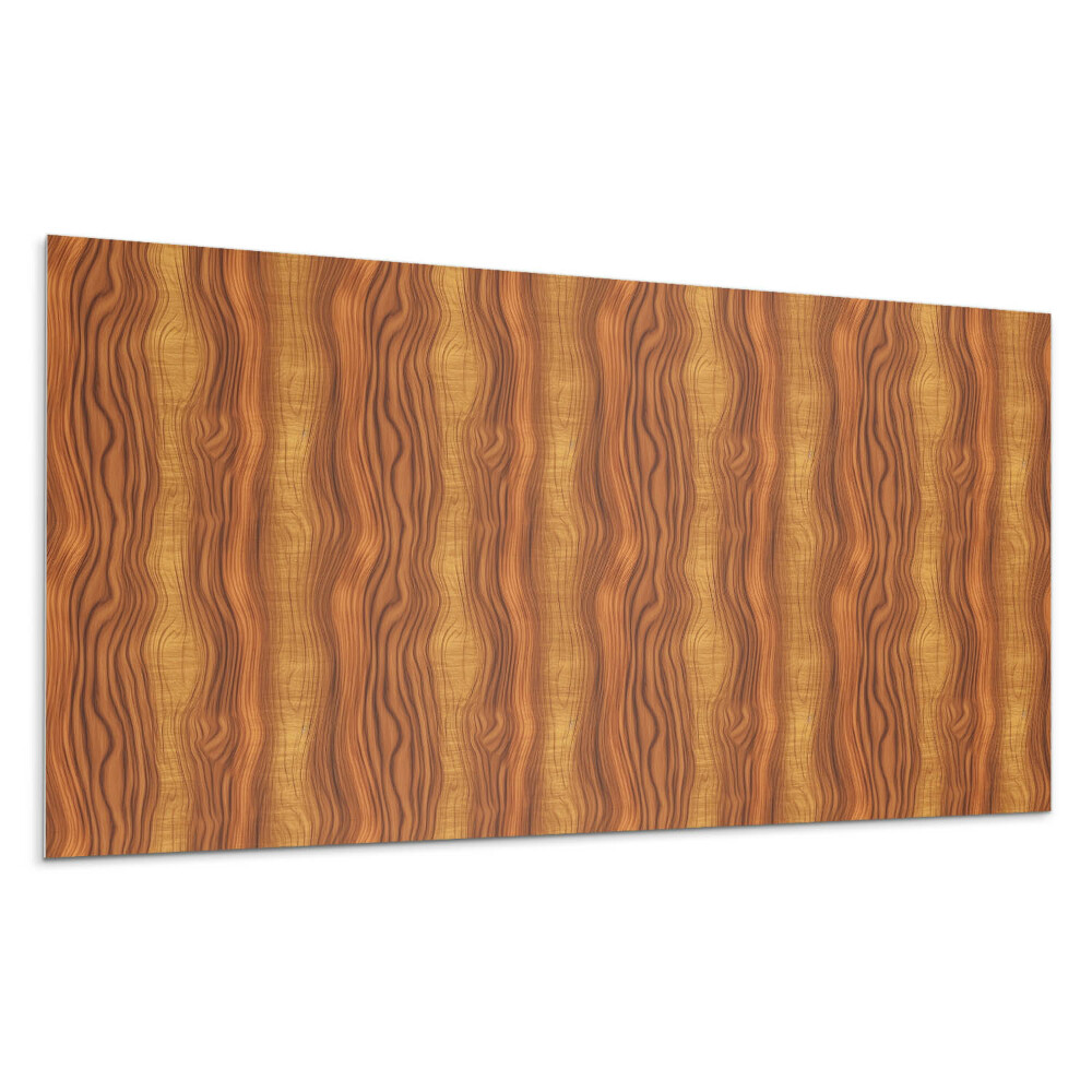 Panel na stenu Drevený vzor s vlnami