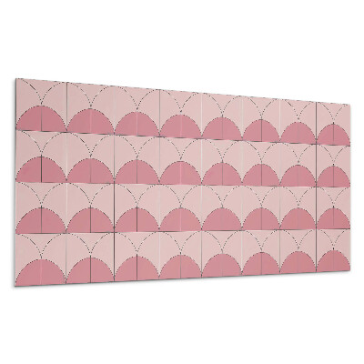 Panel na stenu Geometrické polkruhy v aranžmáne
