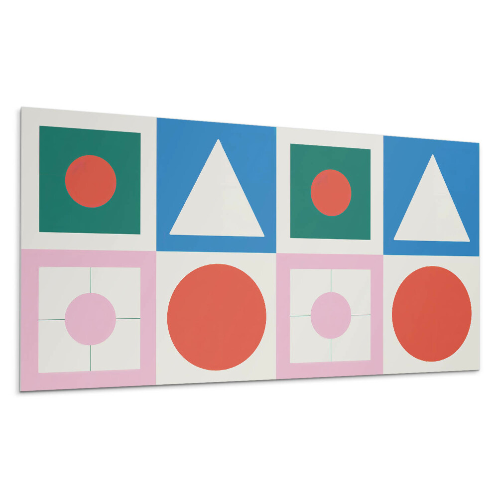 Pvc panel na stenu Geometria v kontrastoch