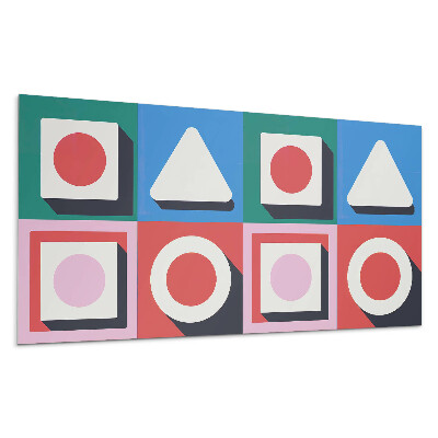 Panel na stenu Geometria s tieňmi