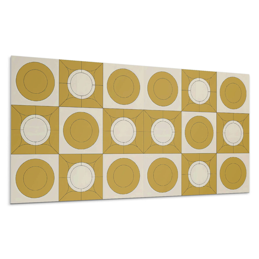 Stenový panel Geometrický vzor s kruhmi