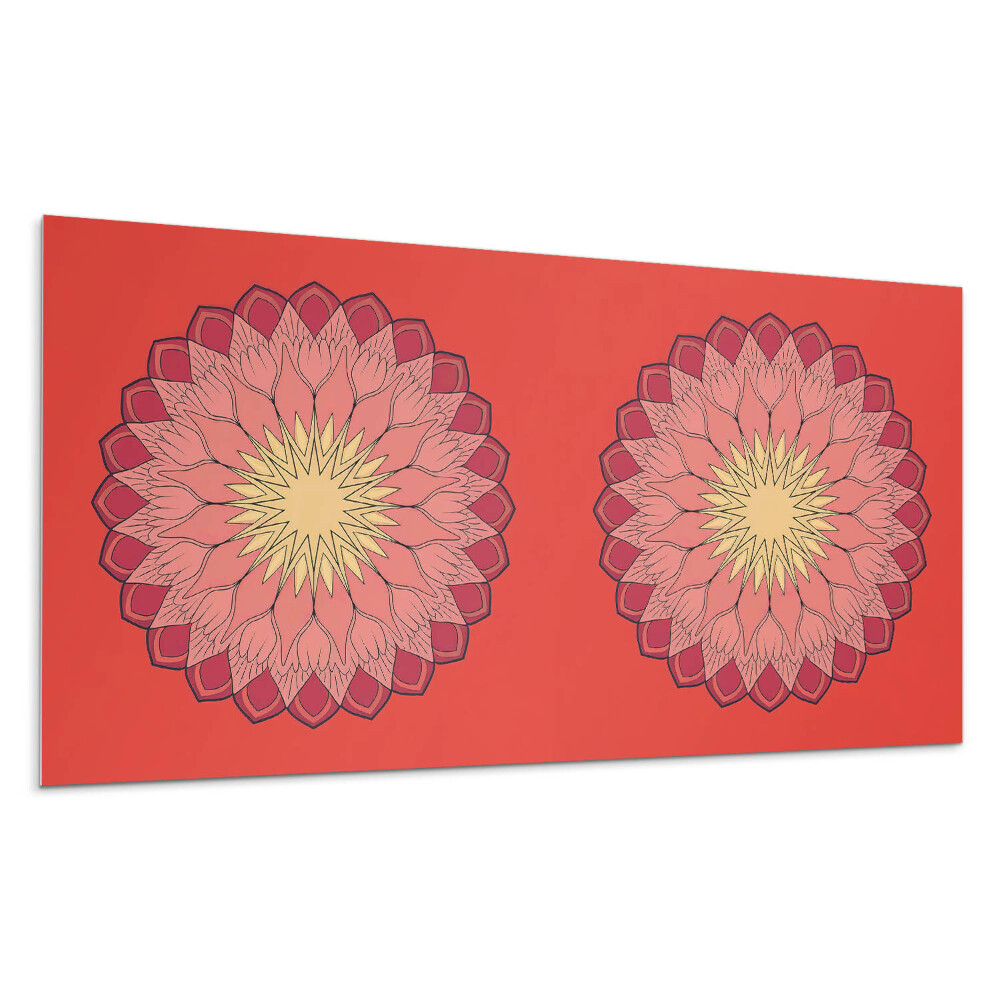 Pvc panel na stenu Kvetinový vzor mandaly