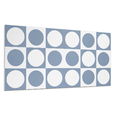 Obkladový panel na stenu Geometrické kruhy v mriežke
